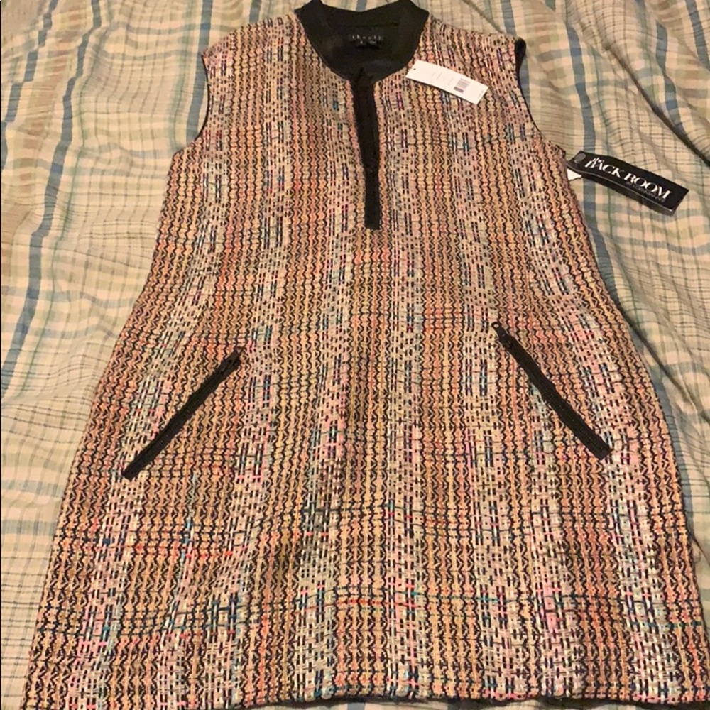 Theory dress emoran, chromatic. multi color